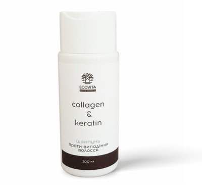 Шампунь проти випадіння "Collagen & Keratin" 500мл 2060 фото