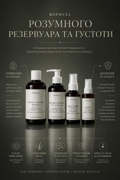 Комплекс №17 проти випадіння волосся &laquo;Міцне коріння&raquo; ECOVITA Strong Roots Anti-Hair Loss System Ev1225259851 фото