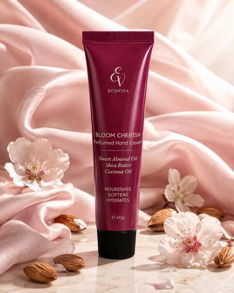 Крем для рук ECOVITA BLOOM CHERISH з олією мигдалю EV-CH-40-4111 фото