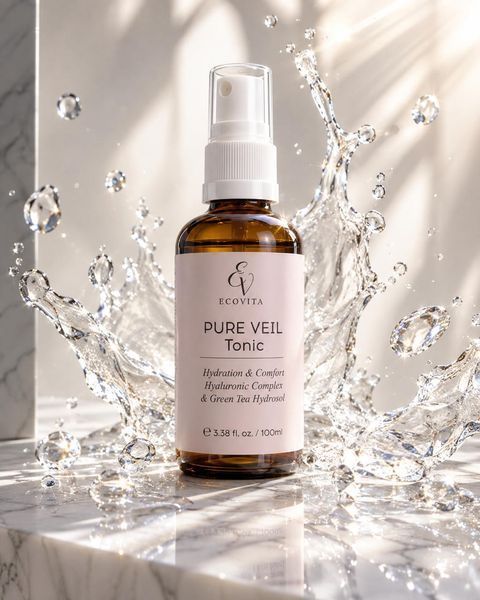 Тонік для сяйва шкіри та відновлення pH-балансу Ecovita Pure Veil GLOW BALANCE pH-Restoring  EV-TB-100-9911 фото