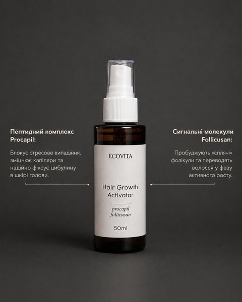 Дует активаторів для коренів волосся з Procapil + Follicusan Hair Growth Activator Ecovita EV-SP-AK50111312 фото