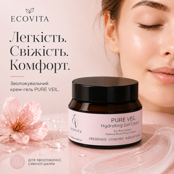Набір інтенсивного зволоження та відновлення шкіри ECOVITA SKIN COMFORT DUO  EV-NF-02-0001 фото