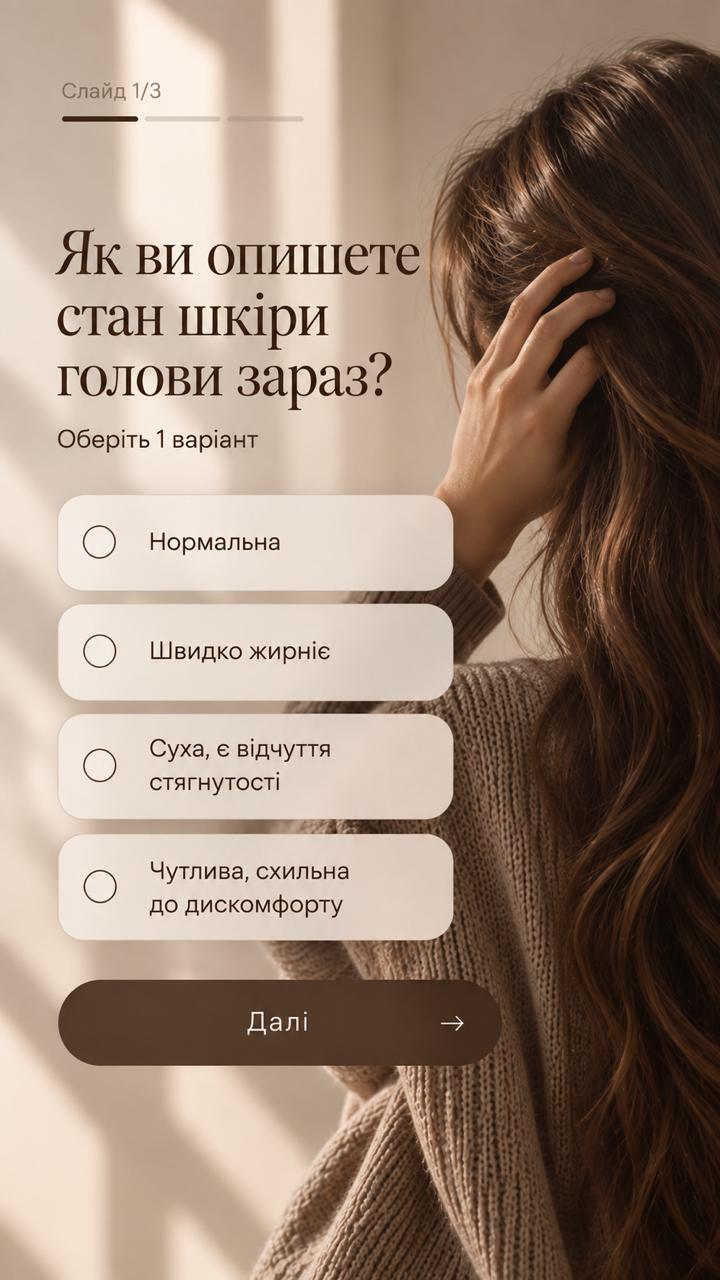 Стан шкіри голови